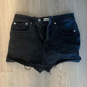 Madewell Jean Shorts (black)